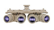 © santiago - 3d rendering of a device with three lenses and mounting bracket