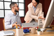 © Pixel-Shot - Workplace conflict and professional disagreement, frustrated colleagues arguing about project results in office with tension and communication problems