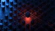 © Anat art - A visual shows a logical qubit surrounded by physical qubits in a grid pattern. The design represents quantum fault tolerance and error detection.