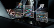 © InfiniteFlow - Professional data analysis with futuristic charts and graphs, depicting modern technology and digital information management in a business environment. Sentient.
