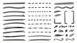 © Nadish - Hand-drawn underline vector set with decorative strokes and symbols