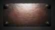 © Mujhid_Muneer - Rusted metal plate with bolts and nuts secured on dark background featuring industrial distressed texture