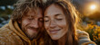 © thodonal - Affectionate couple resting heads together with eyes closed