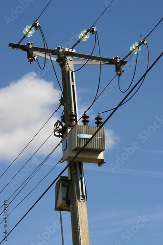 poteau électique