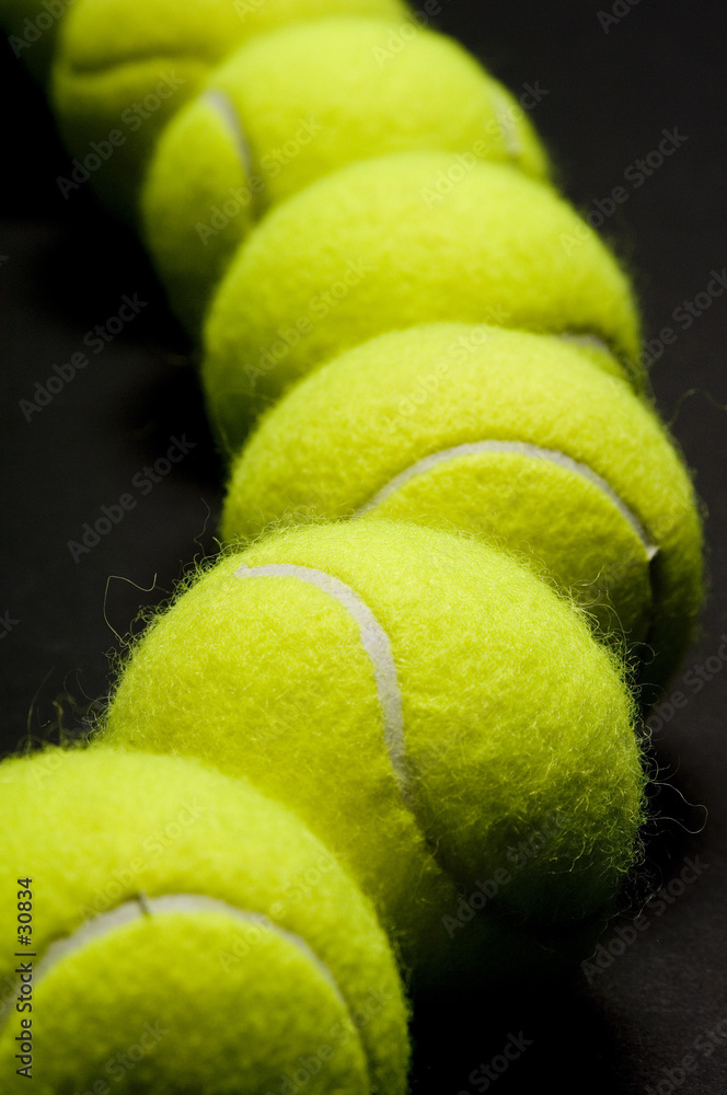 tennis balls macro 1
