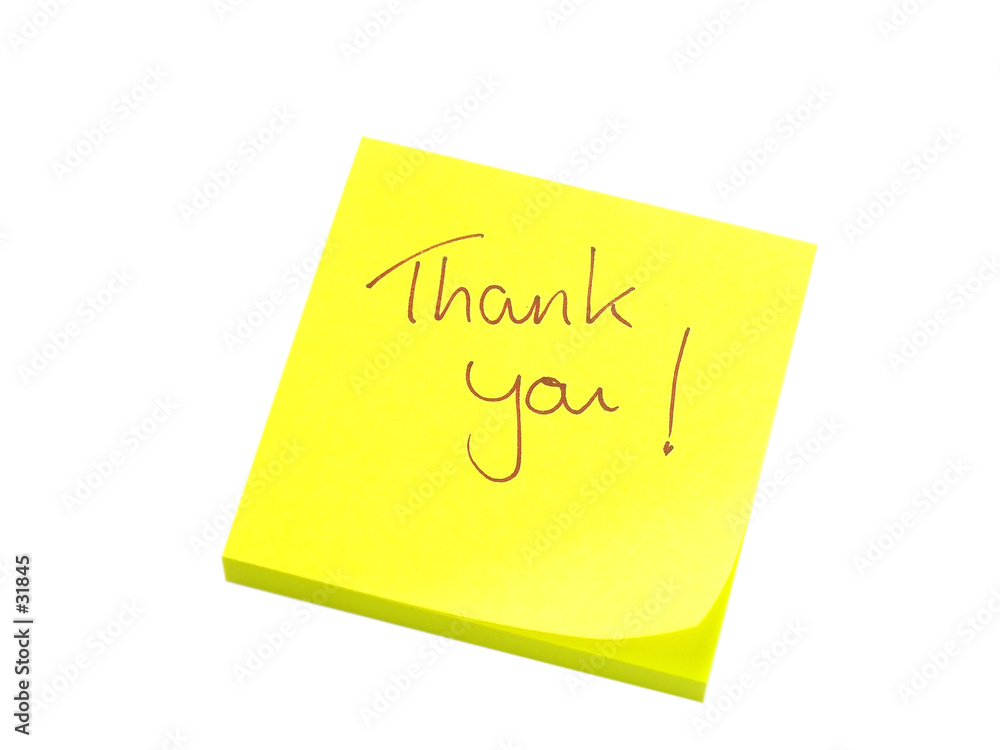thank you note thank you note