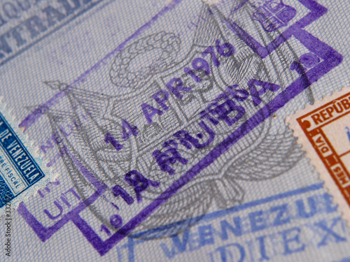 passport-stamp of aruba