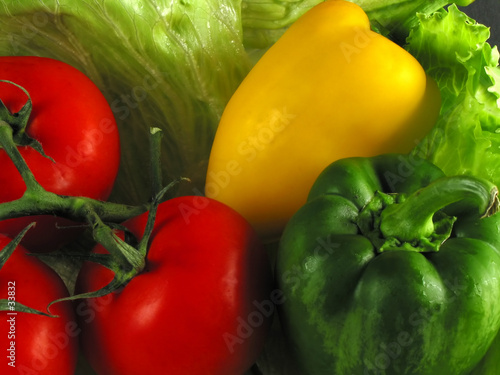 Foto zasłona zdrowie warzywo pieprz świeży