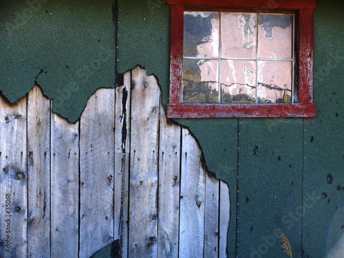 torn wall