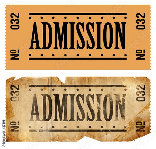 admissions ticket