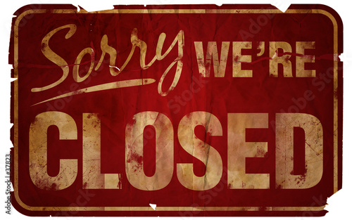 aged sorry we're closed