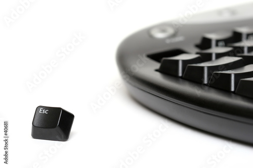 escape key... escaping