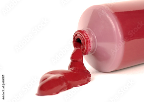 red tube of paint