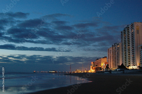 sunrise on daytona beach, florid