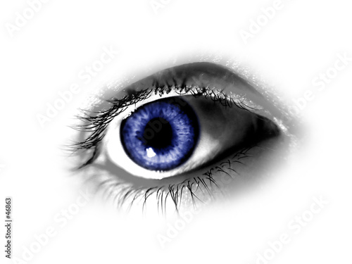 abstract blue eye