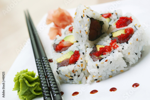 sushi - california rolls #48425