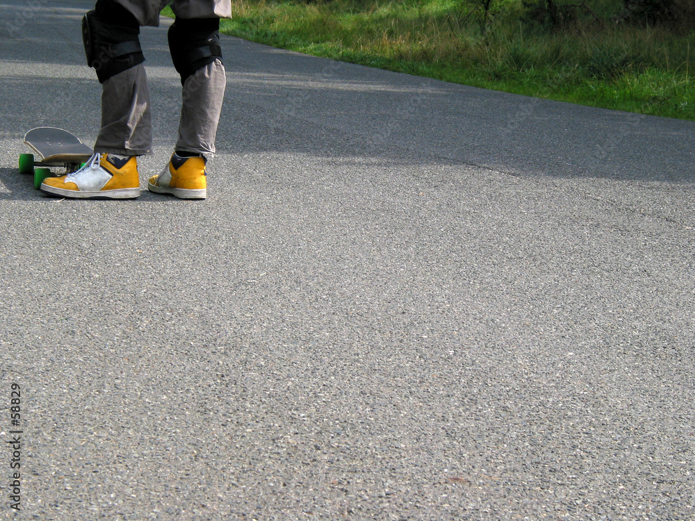 skater on the street skater on the street