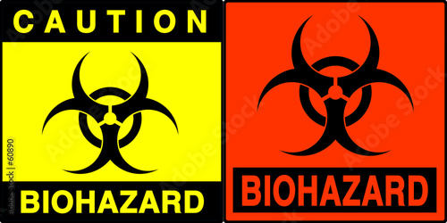 biohazard warning series