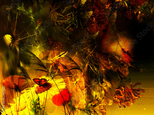 background seasonal, abstract floral