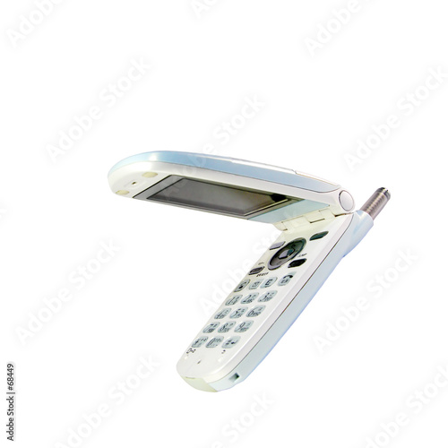 white mobile phone
