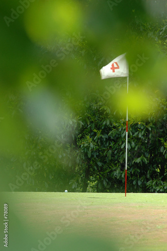 drapeau du trou n°4