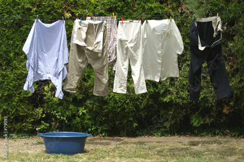 linge qui seche