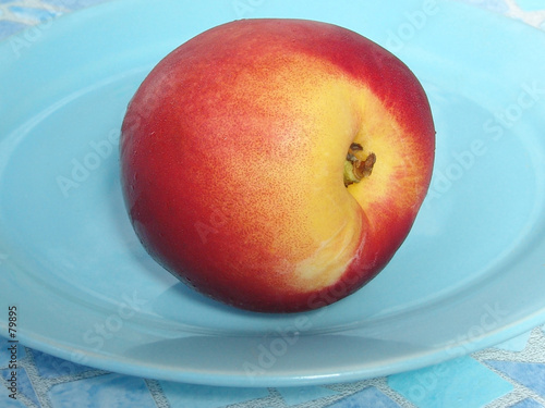 ripe peach.