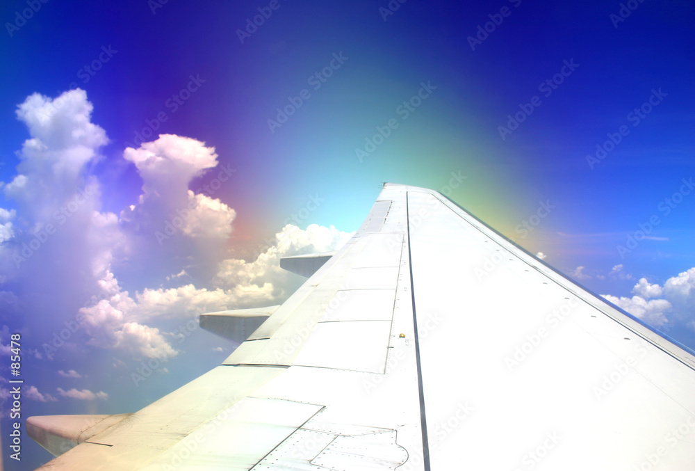 arcoiris desde un avion arcoiris desde un avion