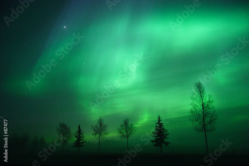 glowing sky