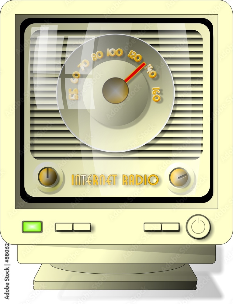 Fototapeta premium internet radio ii
