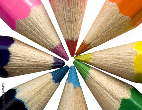 pencil colour wheel