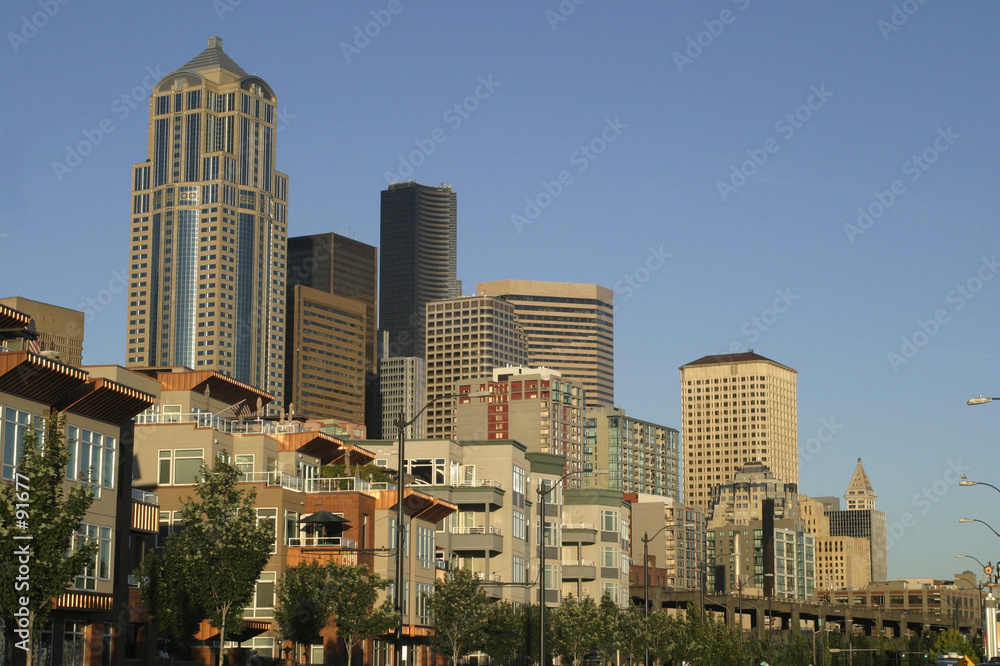 Fototapeta premium commercial skyline