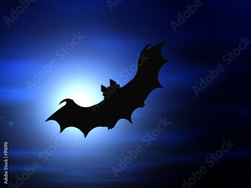 halloween background, flying bat