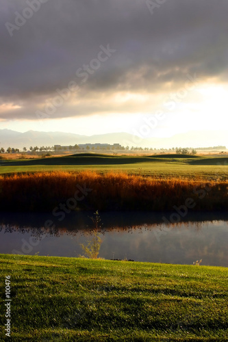 sunrise over the golf course © Mehmet Dilsiz