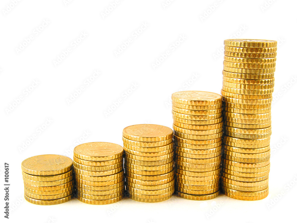 rising coins (front up view) rising coins (front up view)