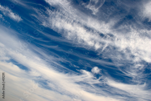 fleecy clouds