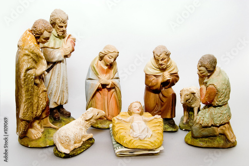 Fotografie full nativity scene commercialism