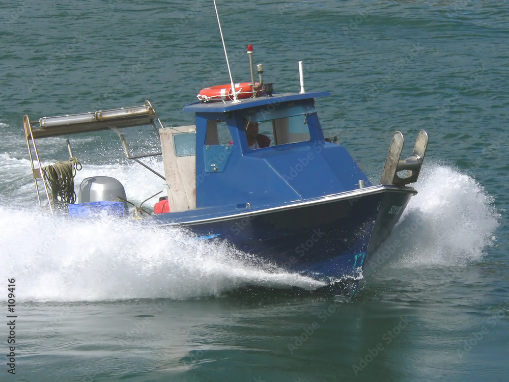 Fototapeta premium fast boat