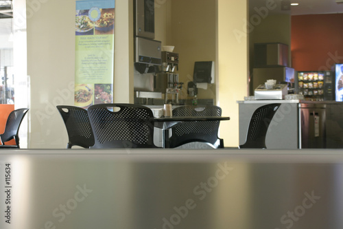 empty cafeteria