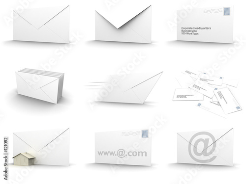 envelope collage
