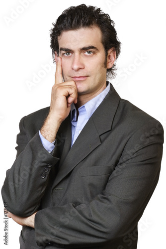 businessman thinking