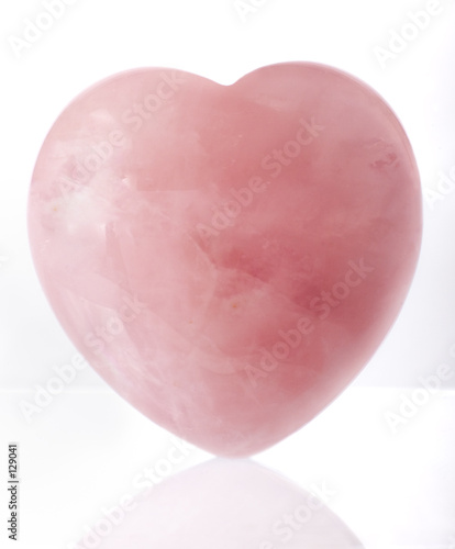 pink crystal heart