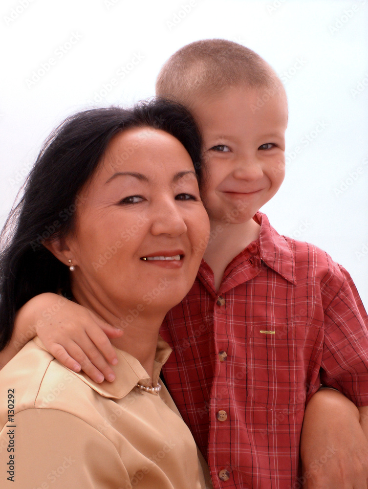 mother & son mother & son