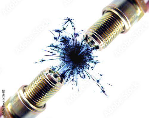 two sparkplugs together