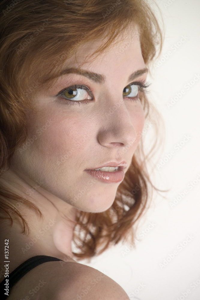 beautiful green eyed girl