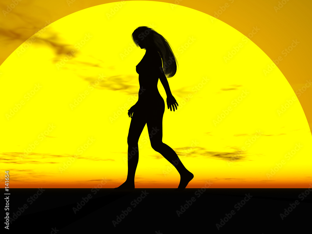 nude silhouette two
