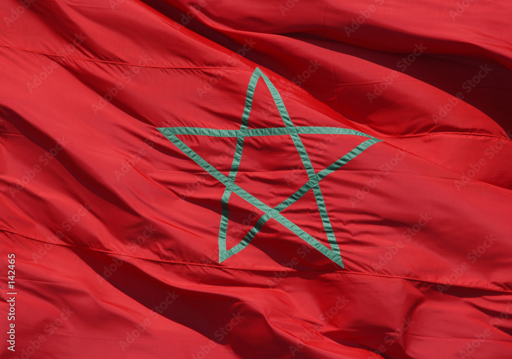 Fotografía moroccan flag