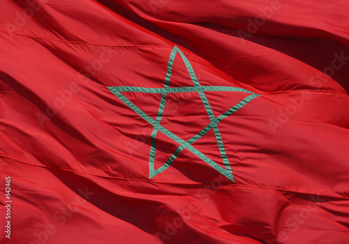 moroccan flag photo