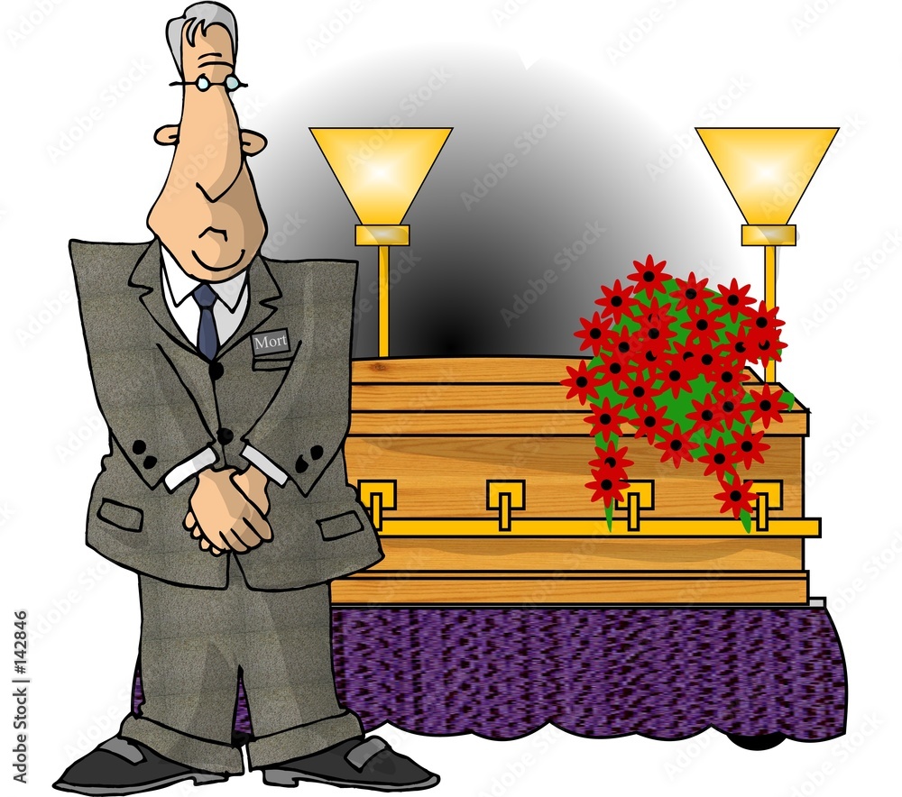 Quadro em tela mortician