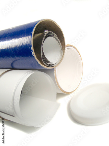 Fototapeta paper tubes